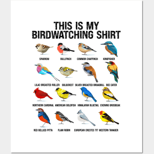 This is my Birdwatching Shirt For Bird Lover & Birdwatcher Posters and Art
